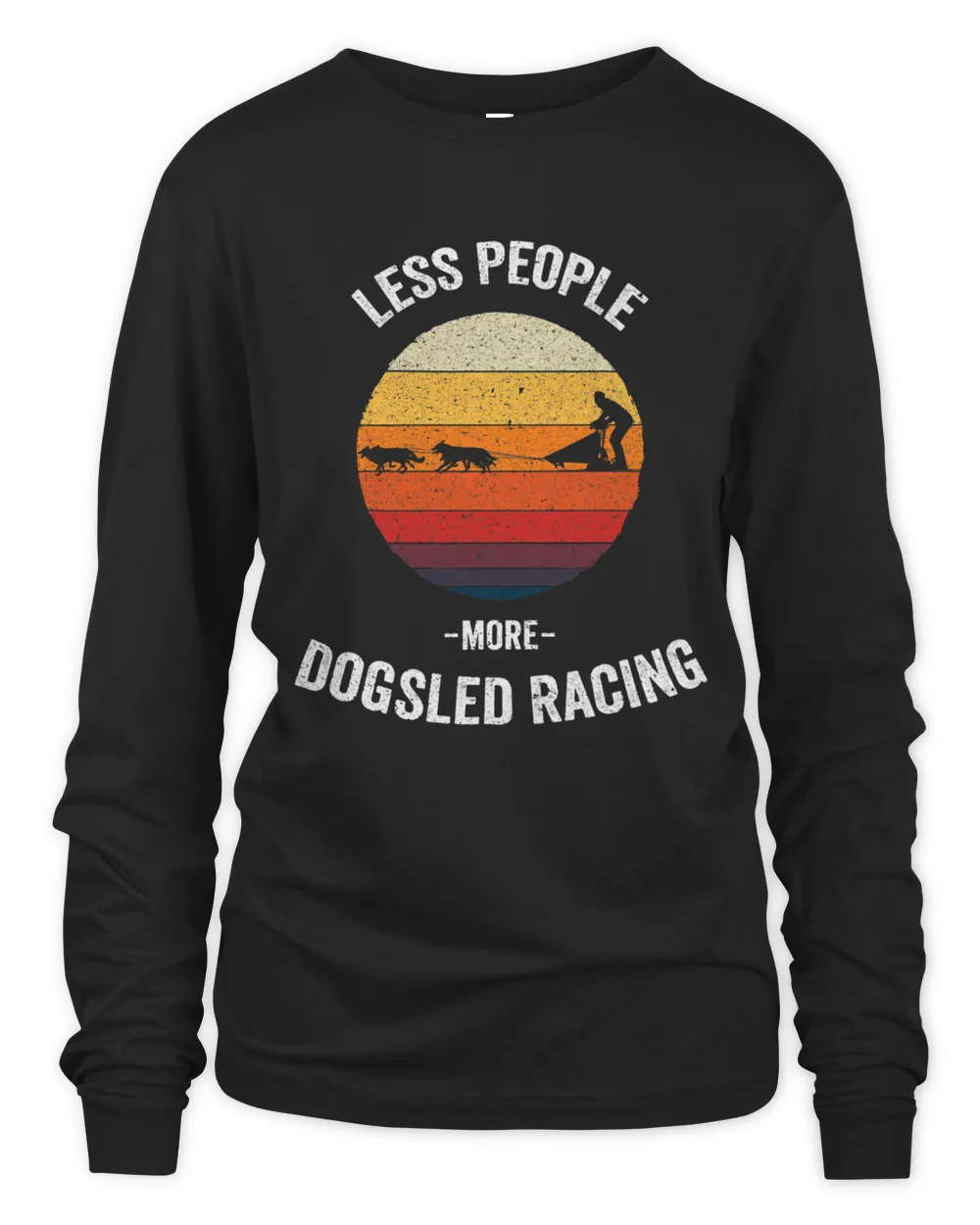 less people more dogsled racing 3husky dog sled