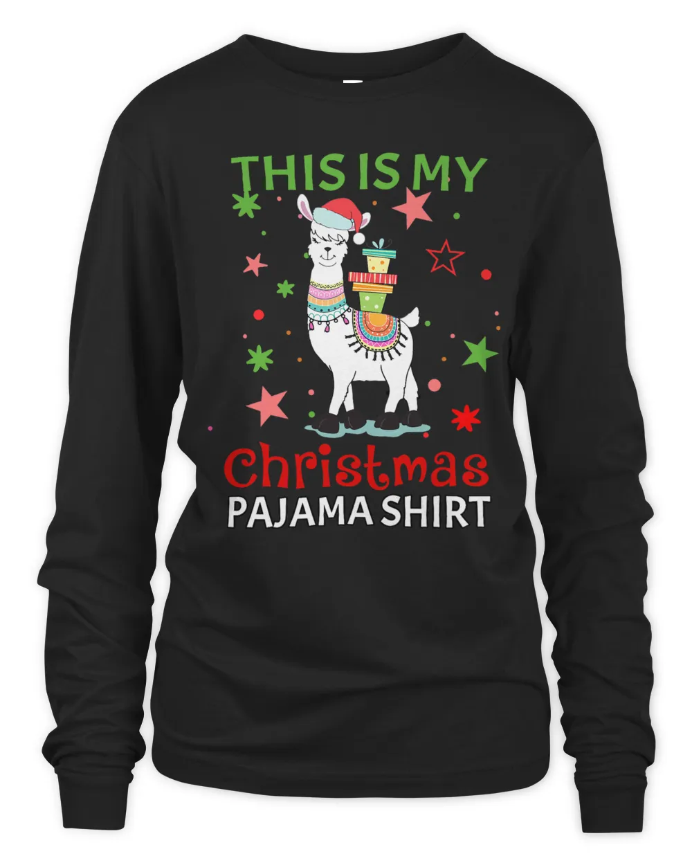 This Is My Christmas Pajama Xmas Family Funny Llama