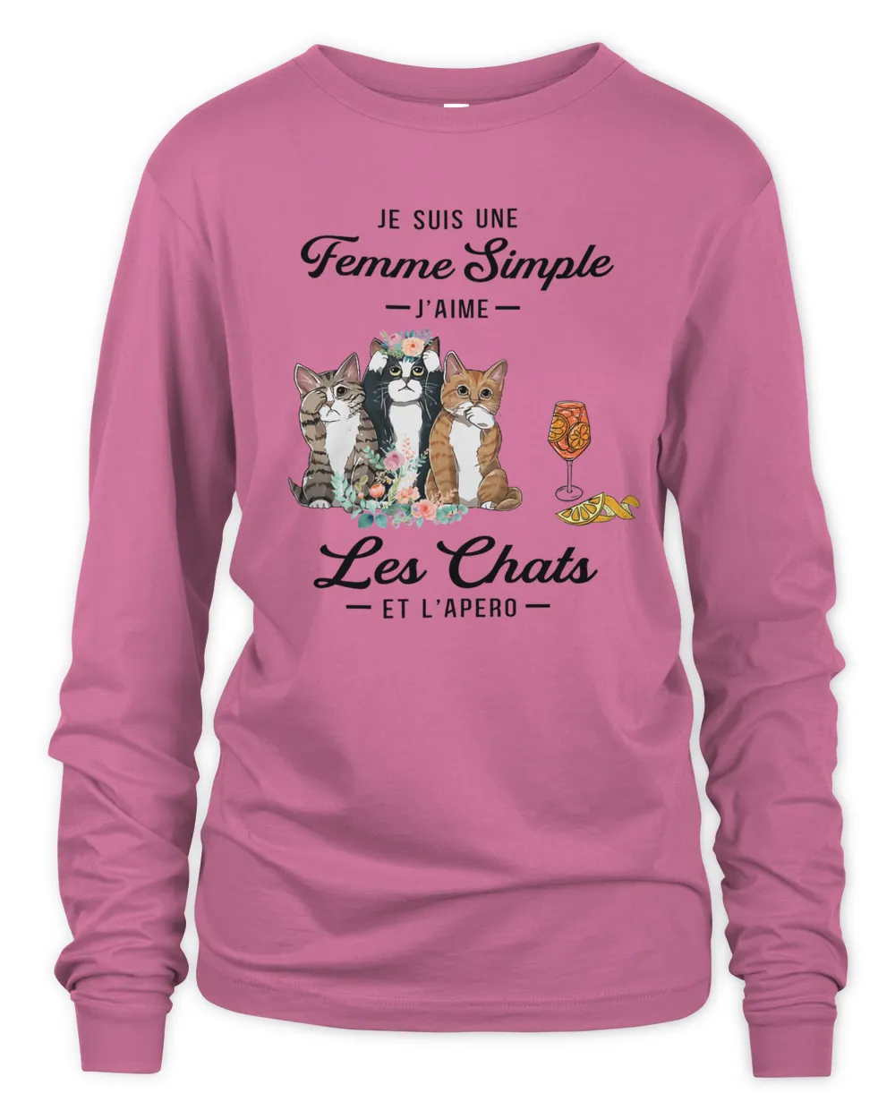 femme simple chats apero