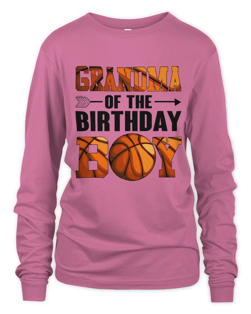 Grandma Of The Birthday Boy Basketball Grandmother Funny