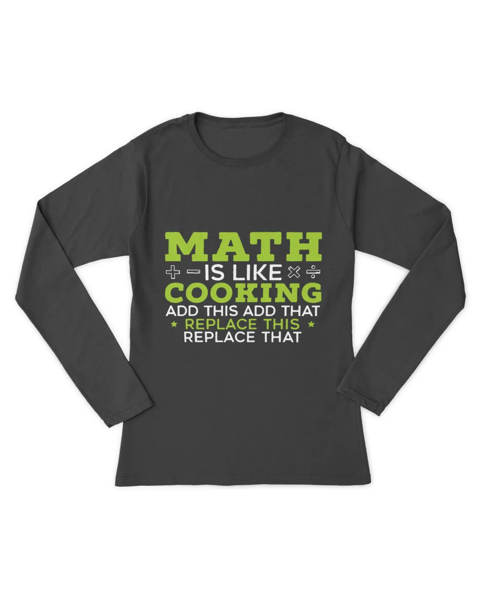 Math Is Like Cooking Mathematician Algebra Numbers