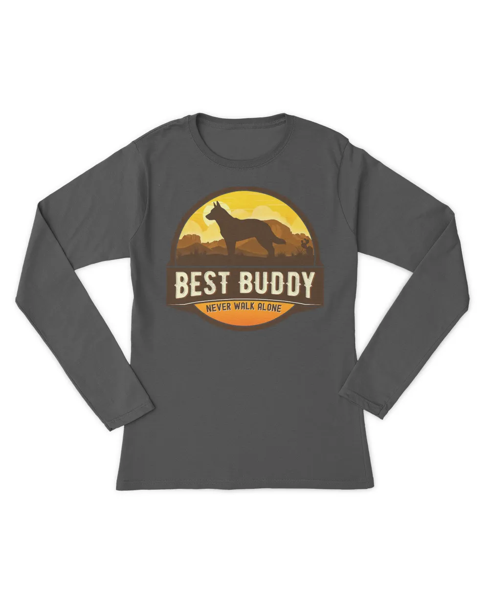 Australian Heeler Cattle Dog Retro T-Shirt (1)