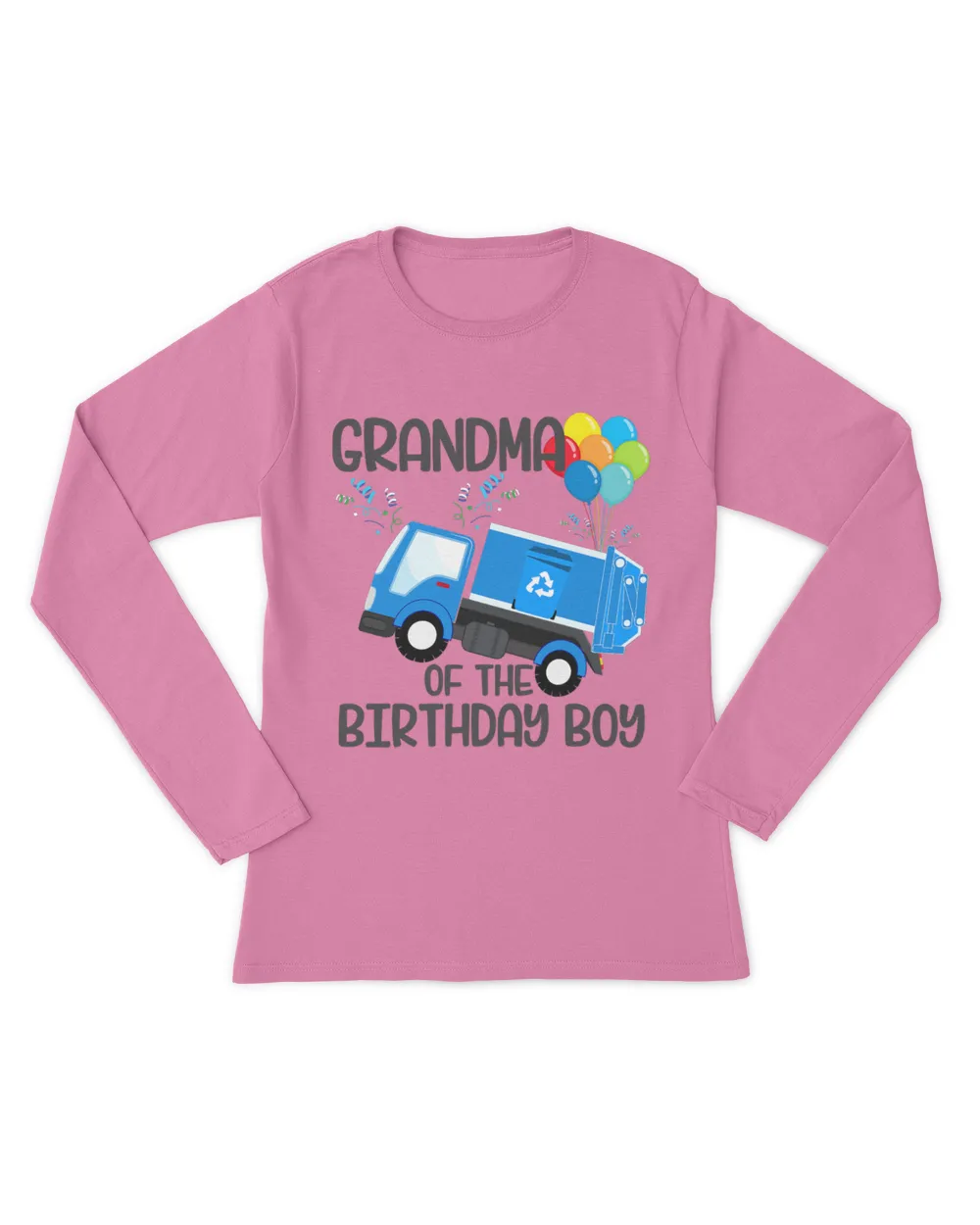 Grandma Of The Birthday Boy Blue Garbage Truck Family Match