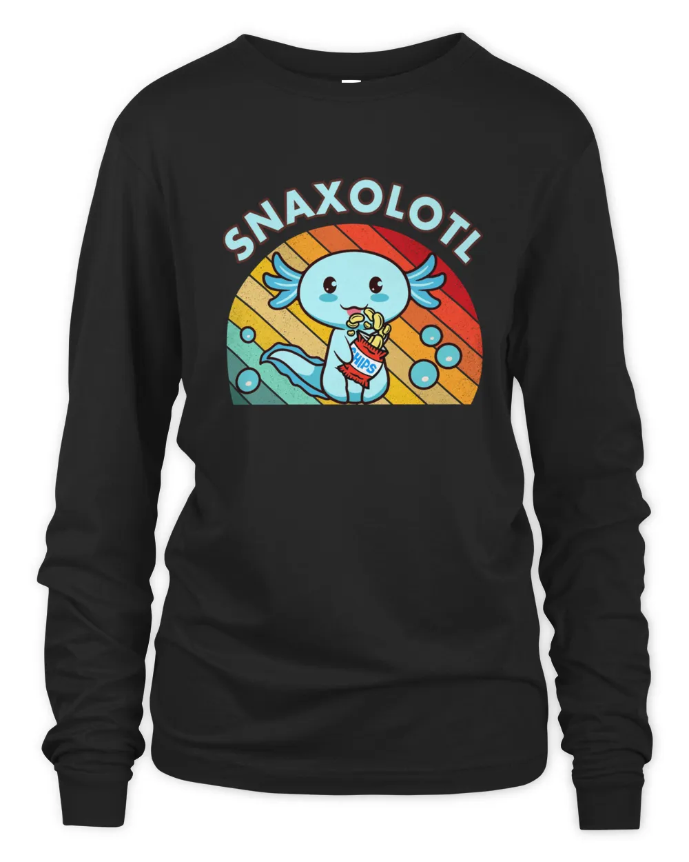 Snaxolotl Shirt Kids Youth Salamander Lizard Cute Axolotl T-Shirt