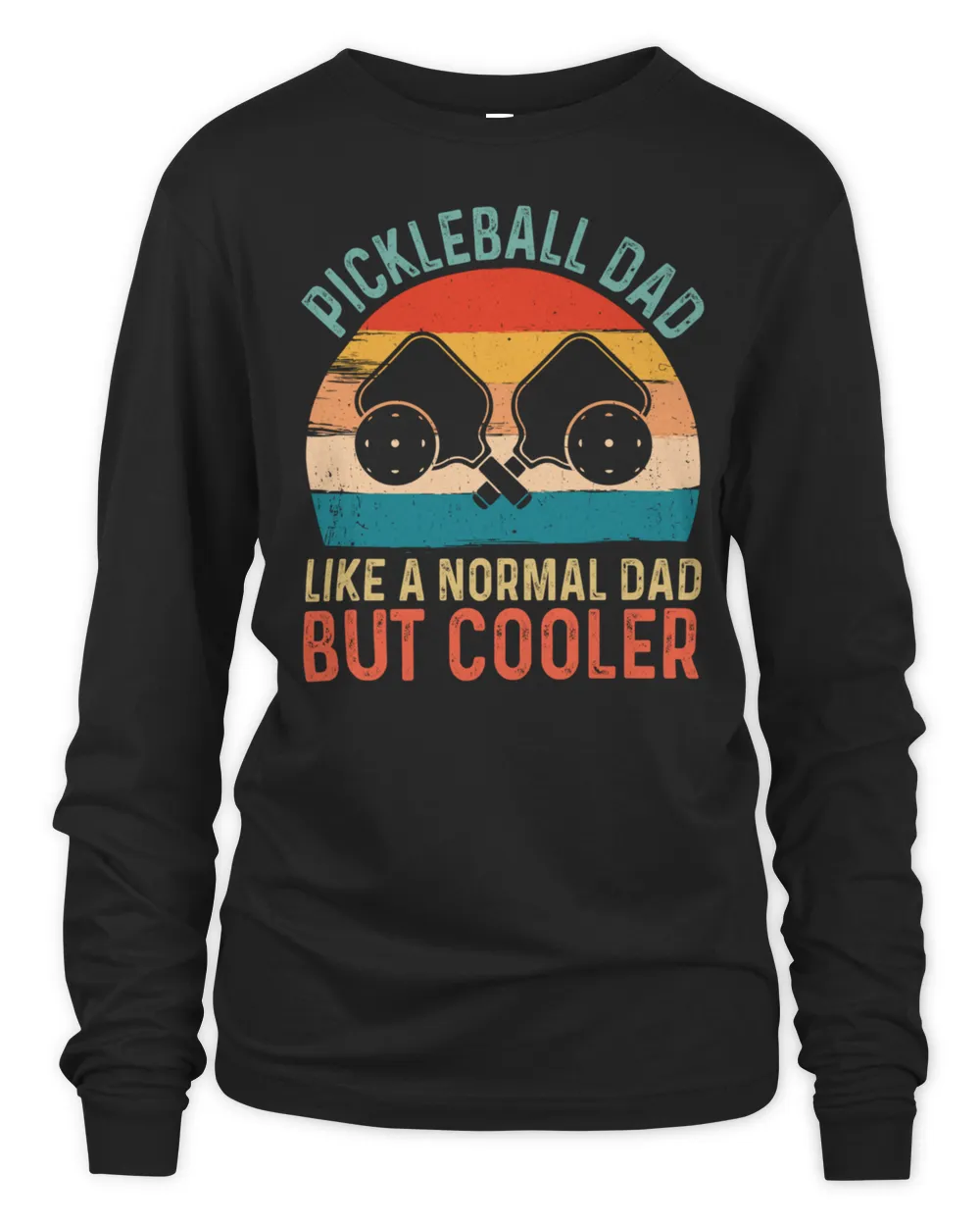 Pickleball Dad Like Normal Dad But Cooler, Vintage Retired Pickleball Player Coach Fathers Day For H