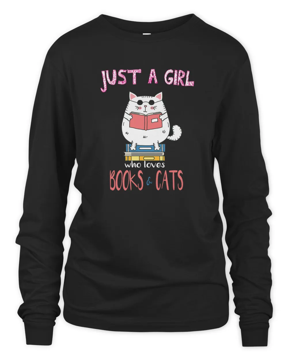 Girl Love Book And Cats just a girl who loves books and cats  ourstore