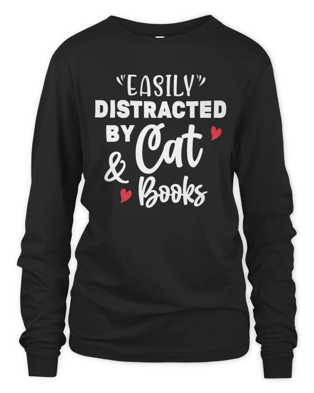 Cat Easily Distracted by Cats and Books Cat Lover Gift  dianoo