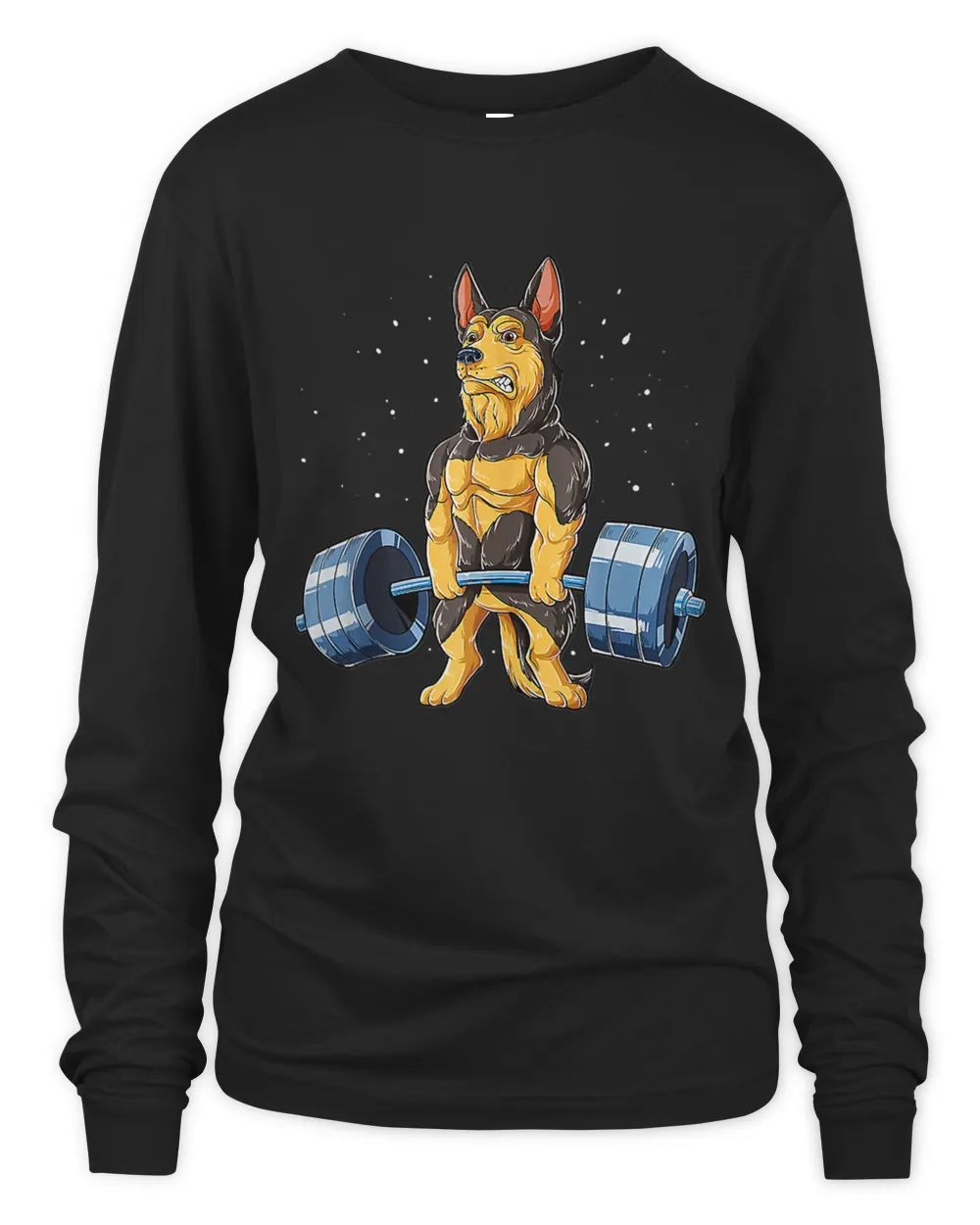 German Shepherd Weightlifting Fitness Dog For Dog Lover