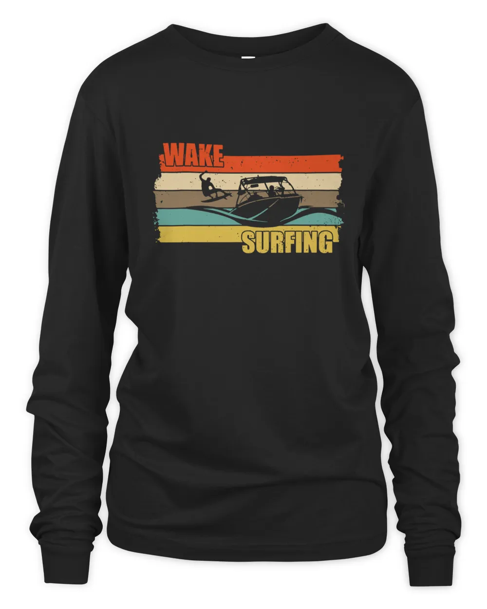 Wake Surfing Wakesurfing Boat Lake Surf T-Shirt