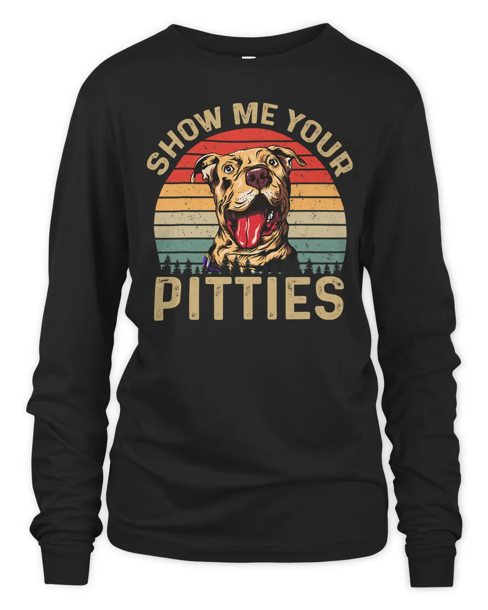 Pitbull Lover Dog Show Me Your Pitties Funny Pitbull Dog Lovers Retro Vintage 291 Pitbulls