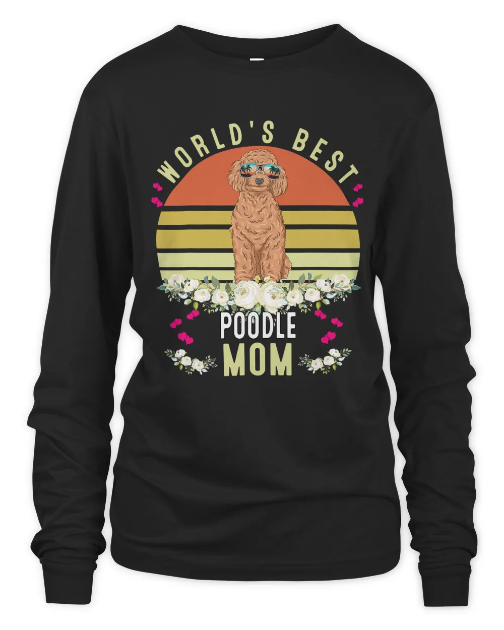 World´s Best Poodle Mom Dog Mama Funny