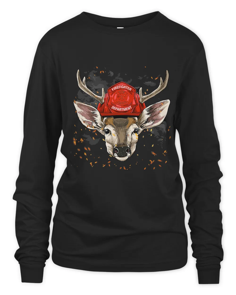 Deer Firefighter Wildlife Deer Forest Lover 757