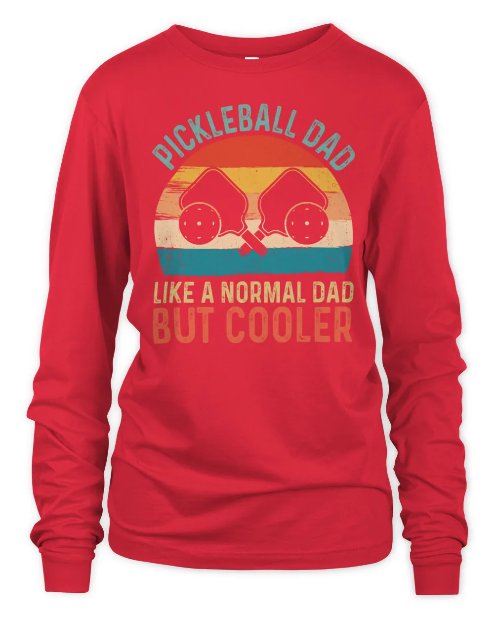 Pickleball Dad Like Normal Dad But Cooler, Vintage Retired Pickleball Player Coach Fathers Day For H