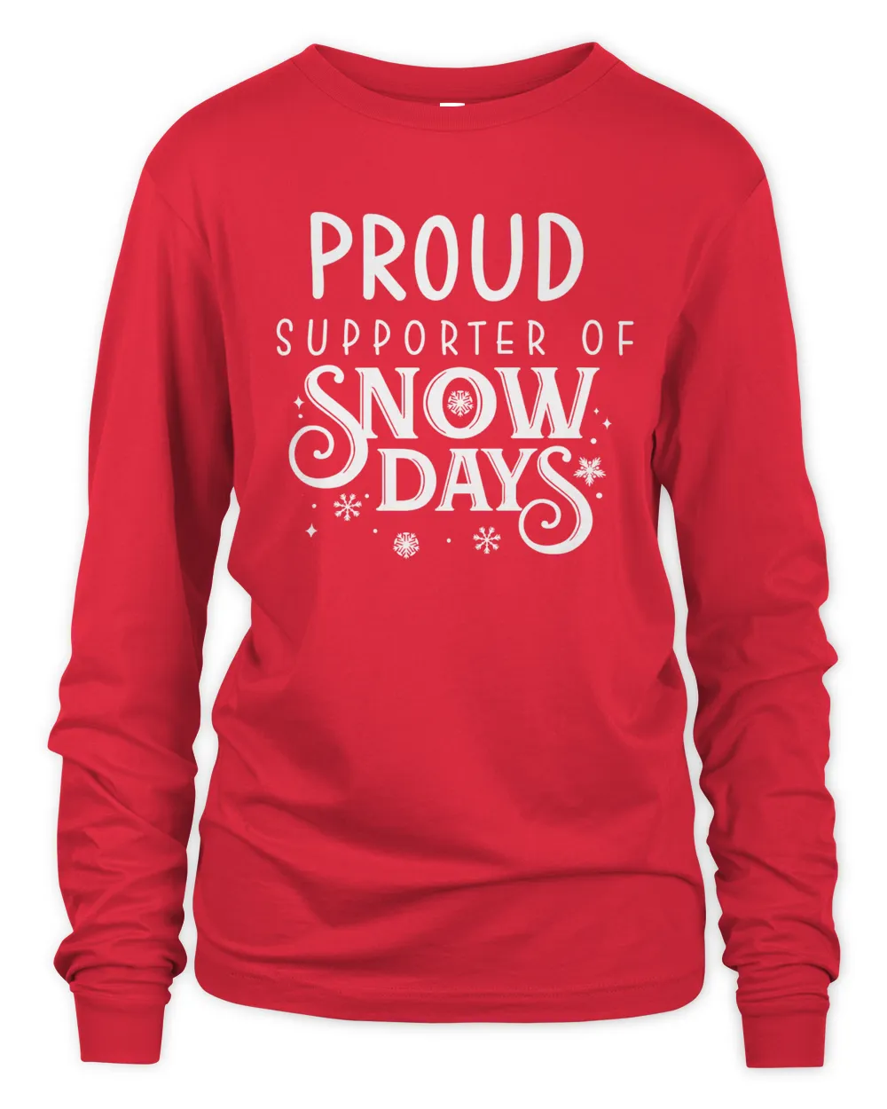 Snow Day Supporter Teacher Shirt