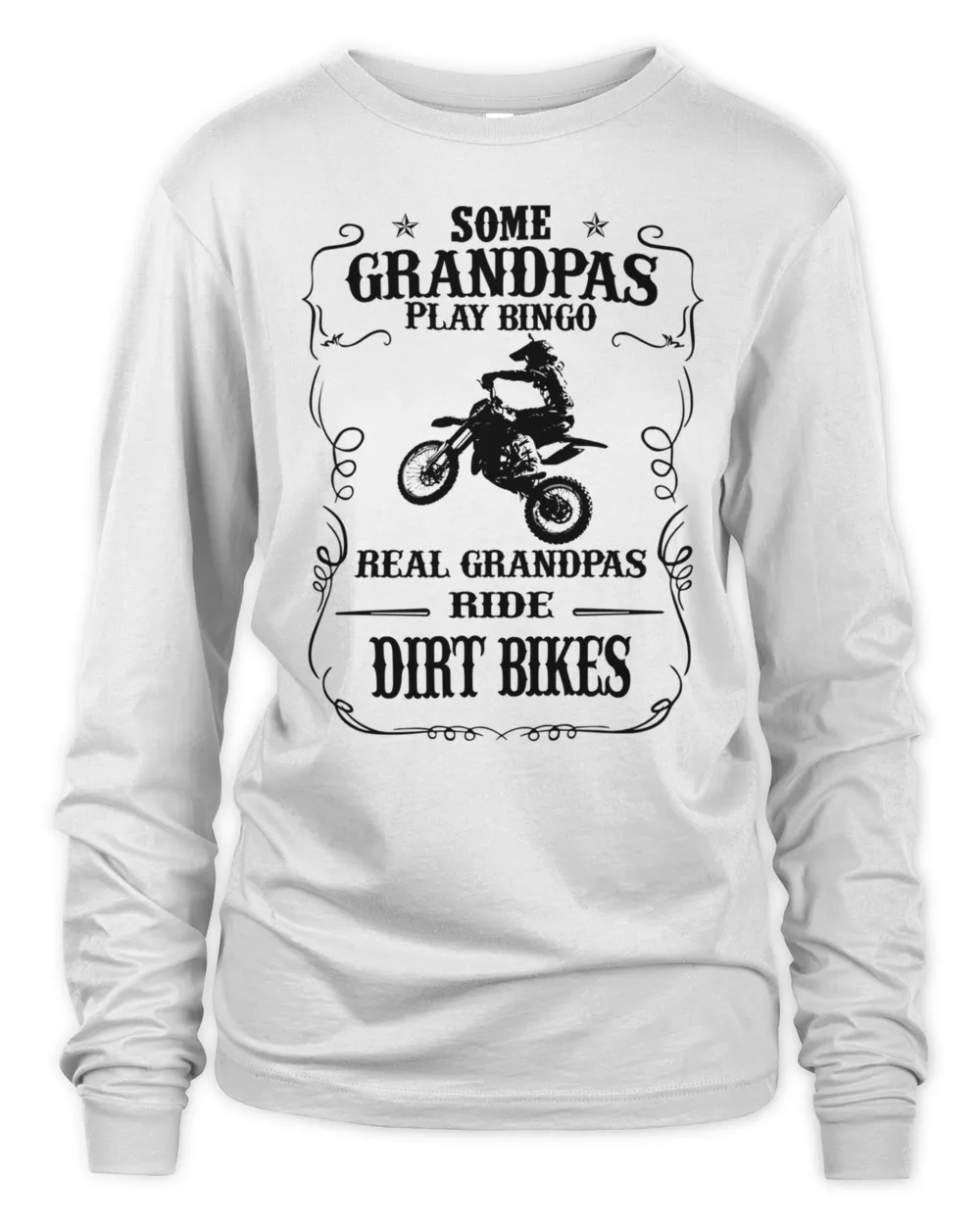 Some grandpas play bingo real grandpas ride DIRT BIKES T-Shirt