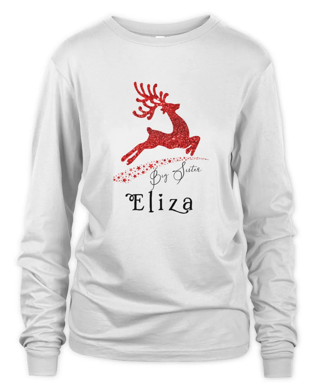Merry Christmas Big Sister Eliza Long Sleeved T-Shirt
