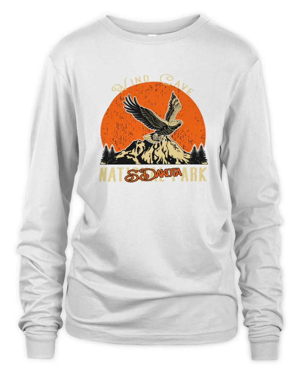 Vintage Wind Cave National Park South Dakota T-Shirt