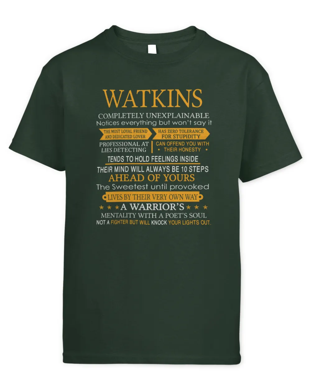 USL-2-Watkins Kids Standard T-Shirt forest-green xs