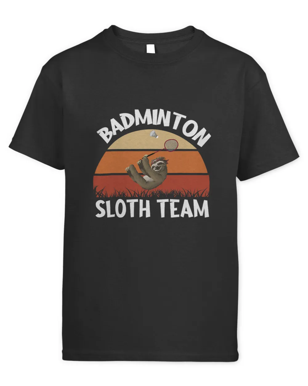 Cute Sloth Badminton Sloth team Design for Badminton Players and Sloth Sloths