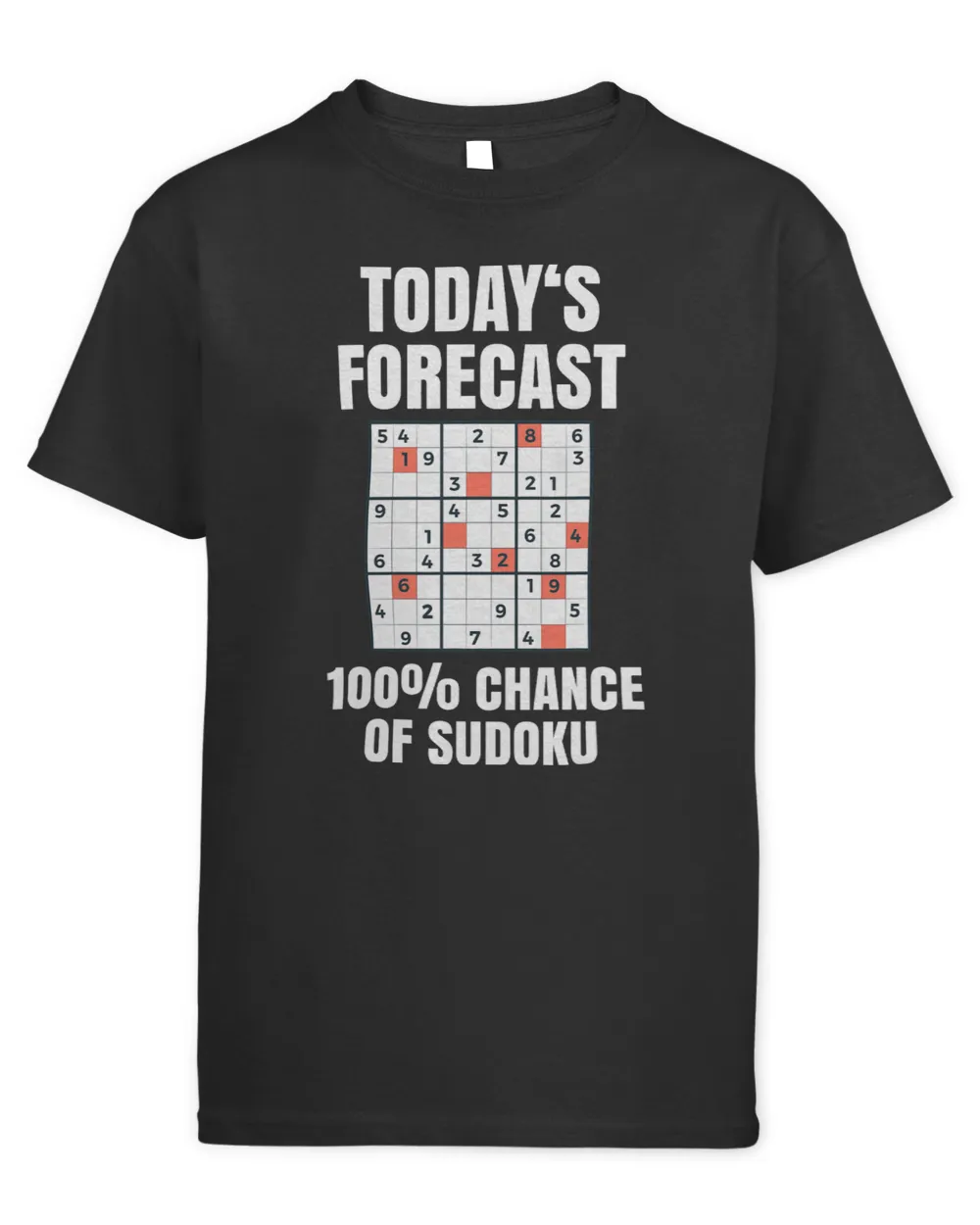 Sudoku Tshirt for a Sudoku Player Sudoku Fan Logic Puzzle 1 Kids Standard T-Shirt black xs