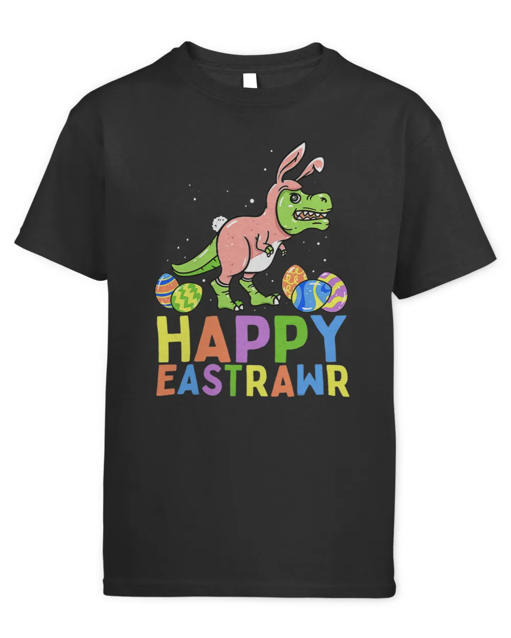 happy easter day trex dinosaur easter bunny egg costume kids