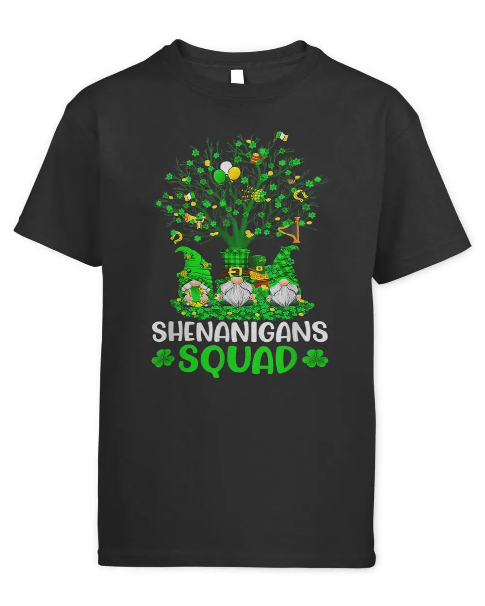 St Patricks Day Shamrock Irish Gnome Shenanigans Squad