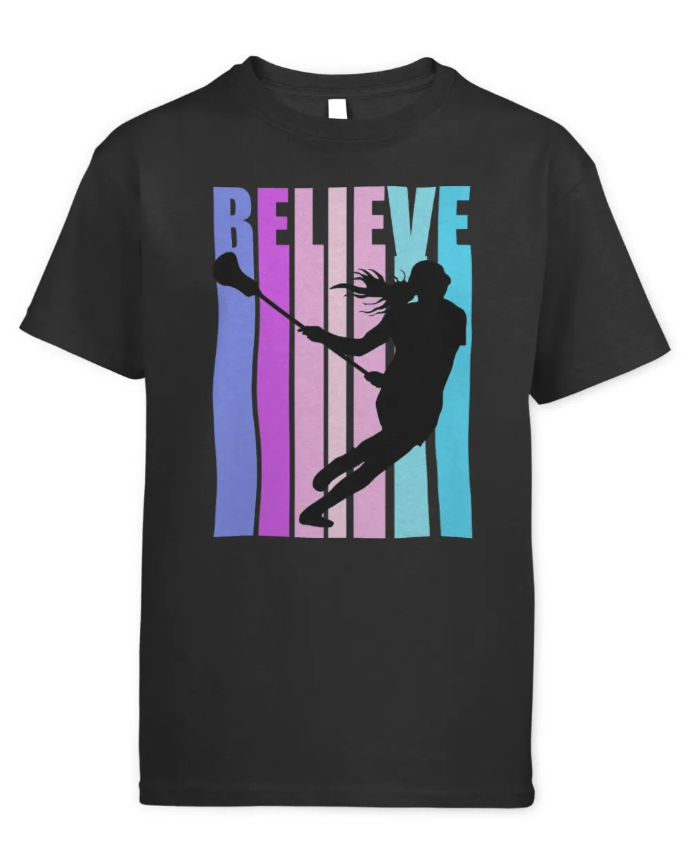 Pink Girls Lacrosse Player Coach Team Coaching Motivational