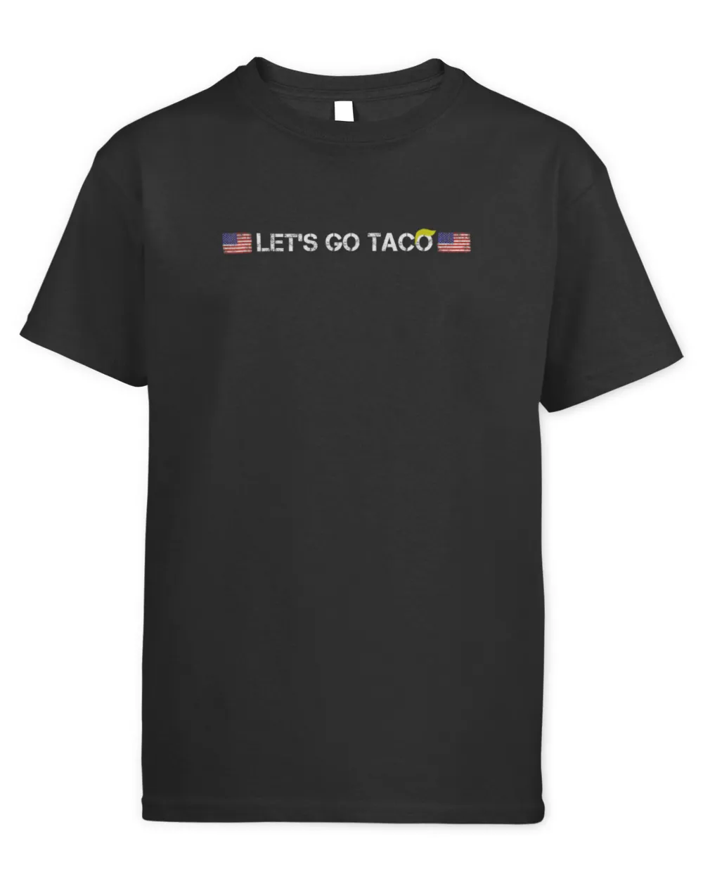 Trumps Always Chicken Out Taco t-shirt funny let's go taco T-Shirt_shadowed Kids Standard T-Shirt black xs