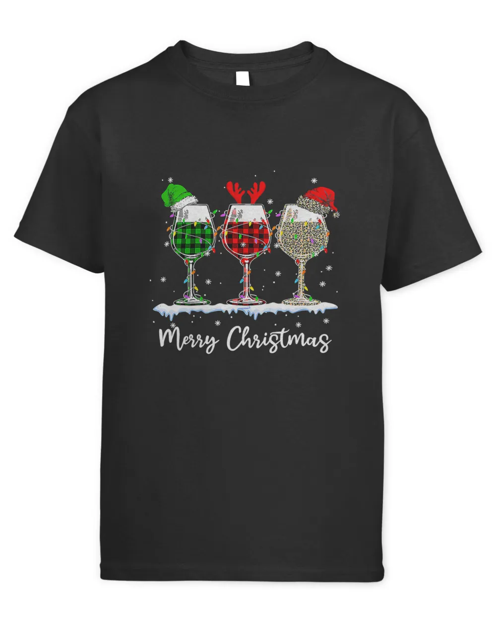 Funny Christmas Spirits Glasses Of Wine Xmas Holidays Party257