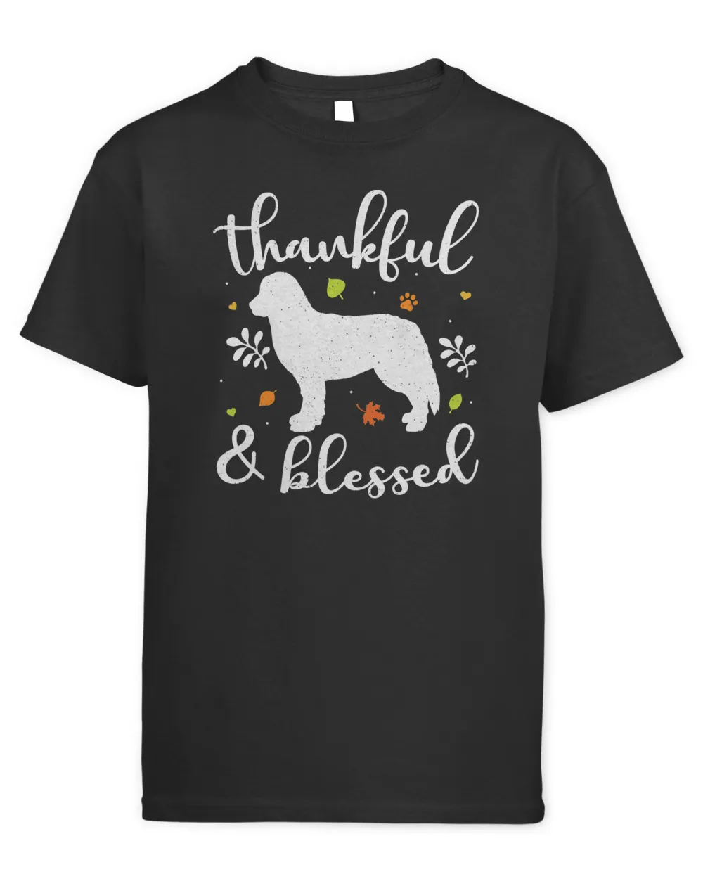 Bernese Mountain Thanksgiving Dog Thankful Blessed Mom Gift T-Shirt