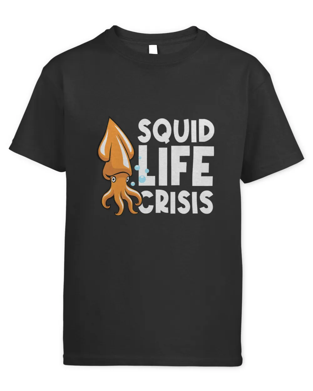 Squid Life Crisis Octopus Tshirt Cuttlefish Squid