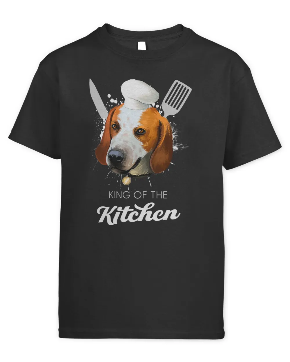 Black and Tan Virginia Foxhound King of the KitchenDog Chef