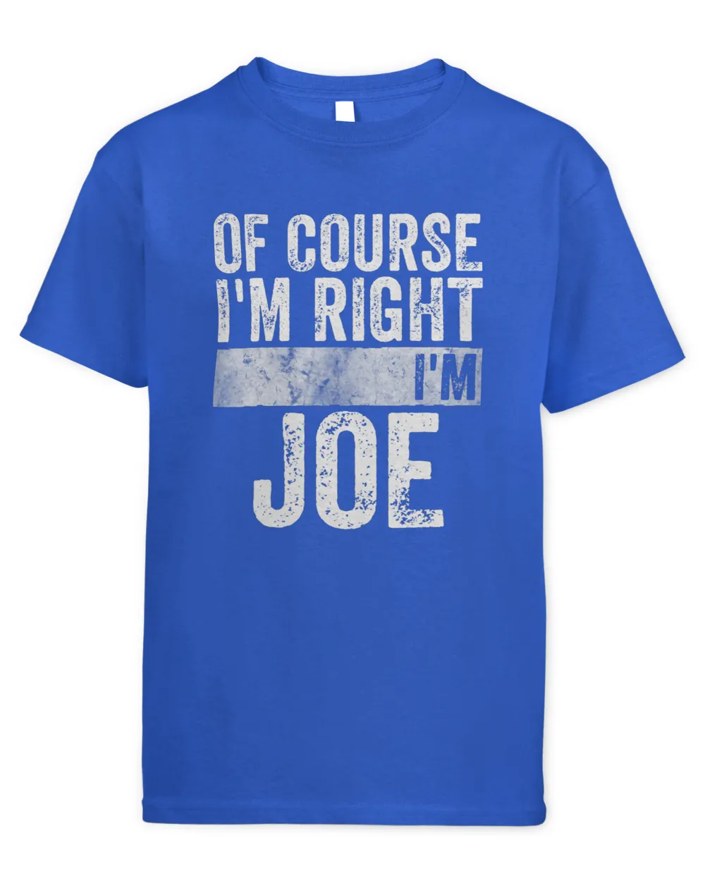 Funny Personalized Name Shirt Of Course Im Right Im Joe