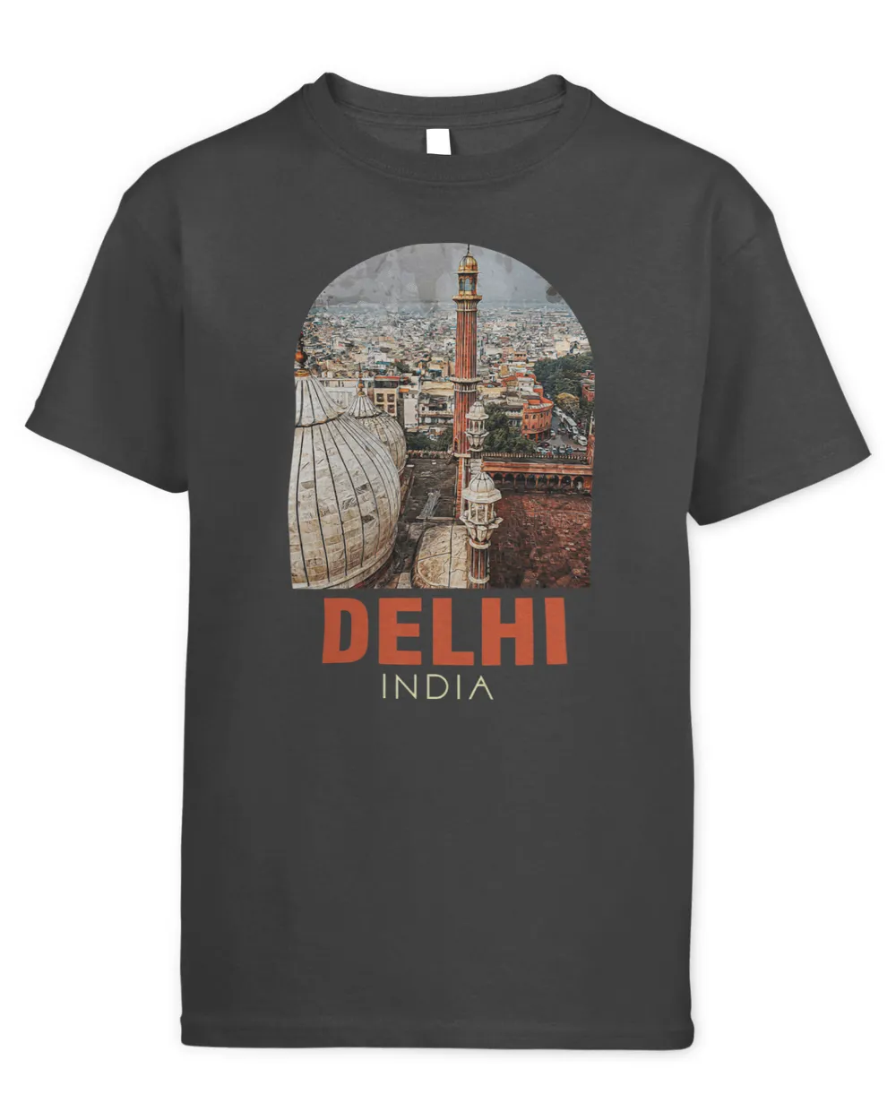 Delhi India Travel Poster Jama Masjid Delhi Traveling Indian