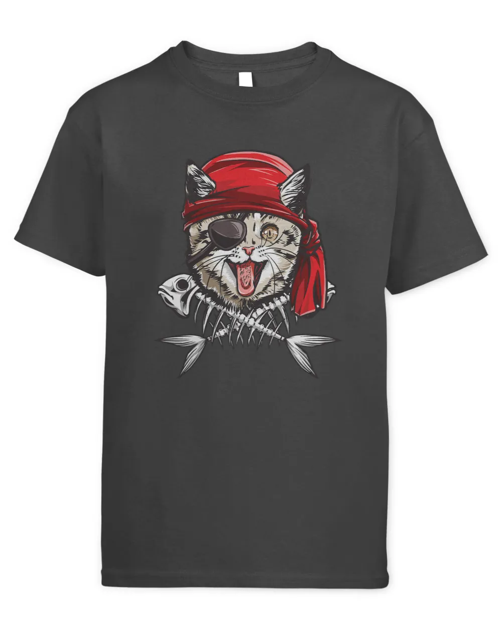 Cat Pirate Jolly Roger Flag Skull Crossbones Captain Costume