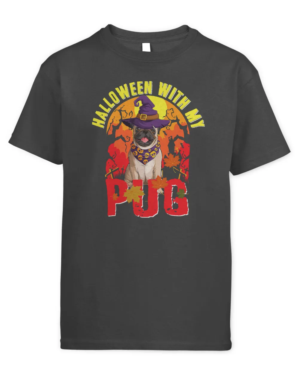 Pug Lover Halloween With My Pug Scary Puppy 324 Pugs Dog