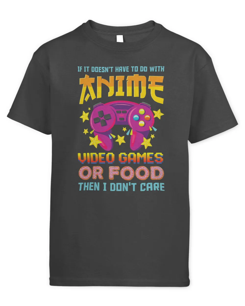 Anime Video Games Donuts Food Gamer Gift