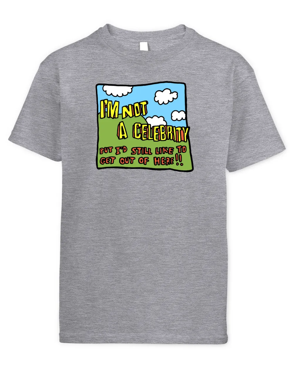 I'm Not A Celebrity But I'd Still Like To Get Out Of Here T Shirt Kids Standard T-Shirt sport-grey 