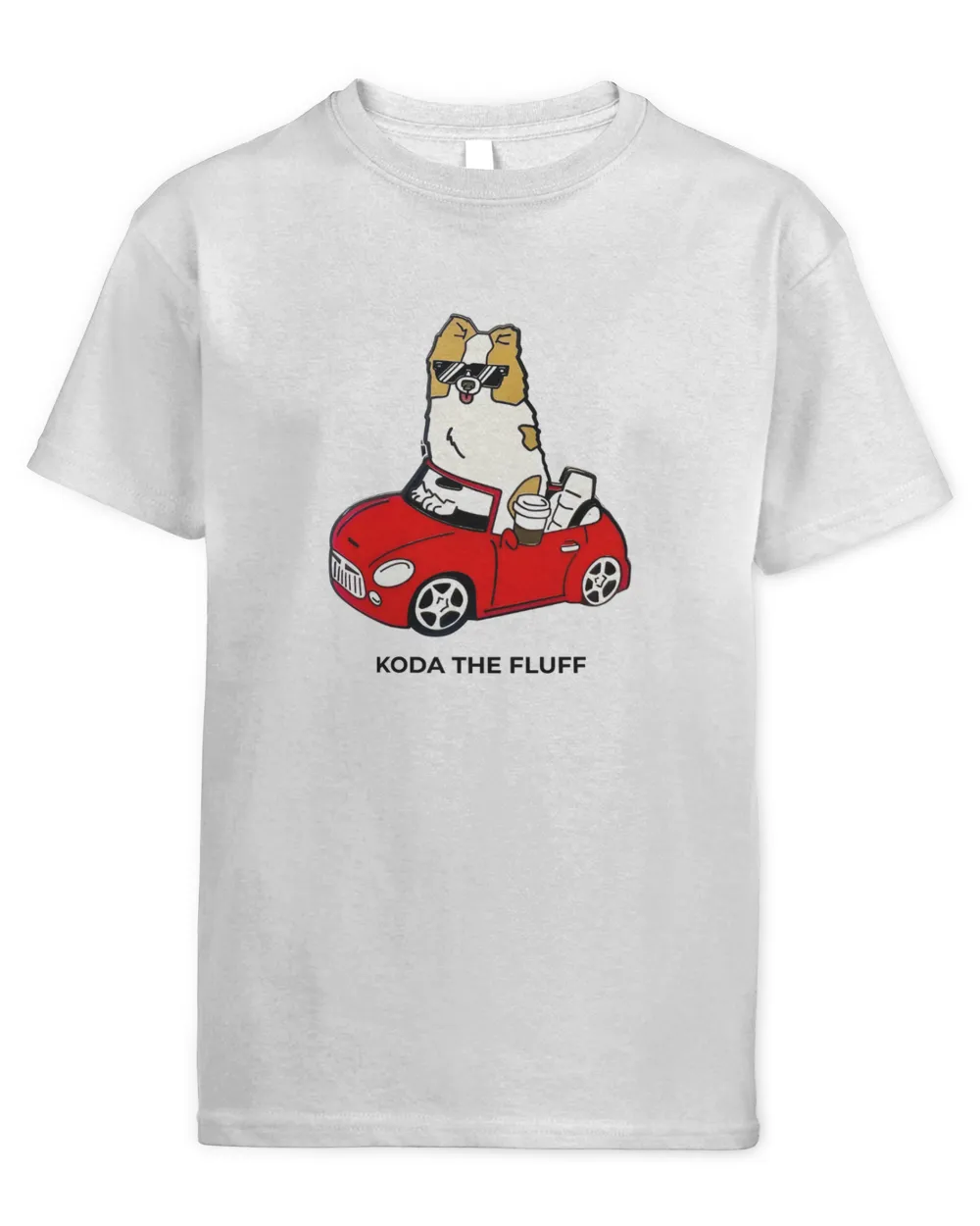 Koda the Fluff Love Kids Standard T-Shirt white xs