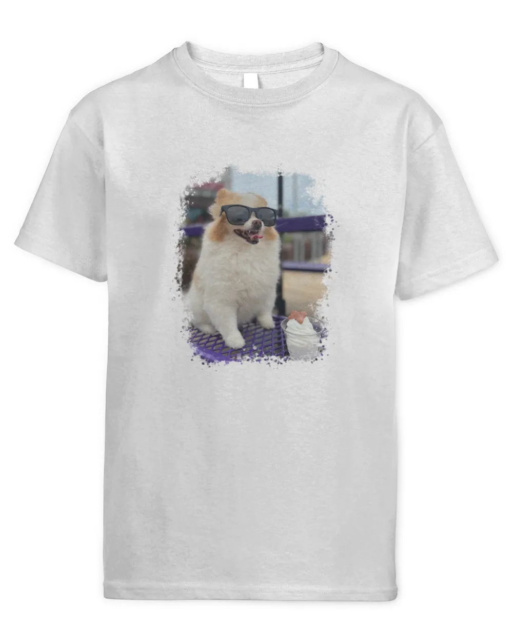 Koda the Fluff in Love Kids Standard T-Shirt white xs
