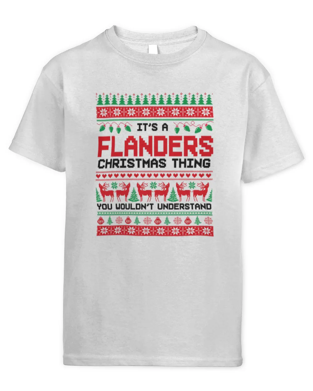Fbus04038 Flanders H63 Kids Standard T-Shirt white xs