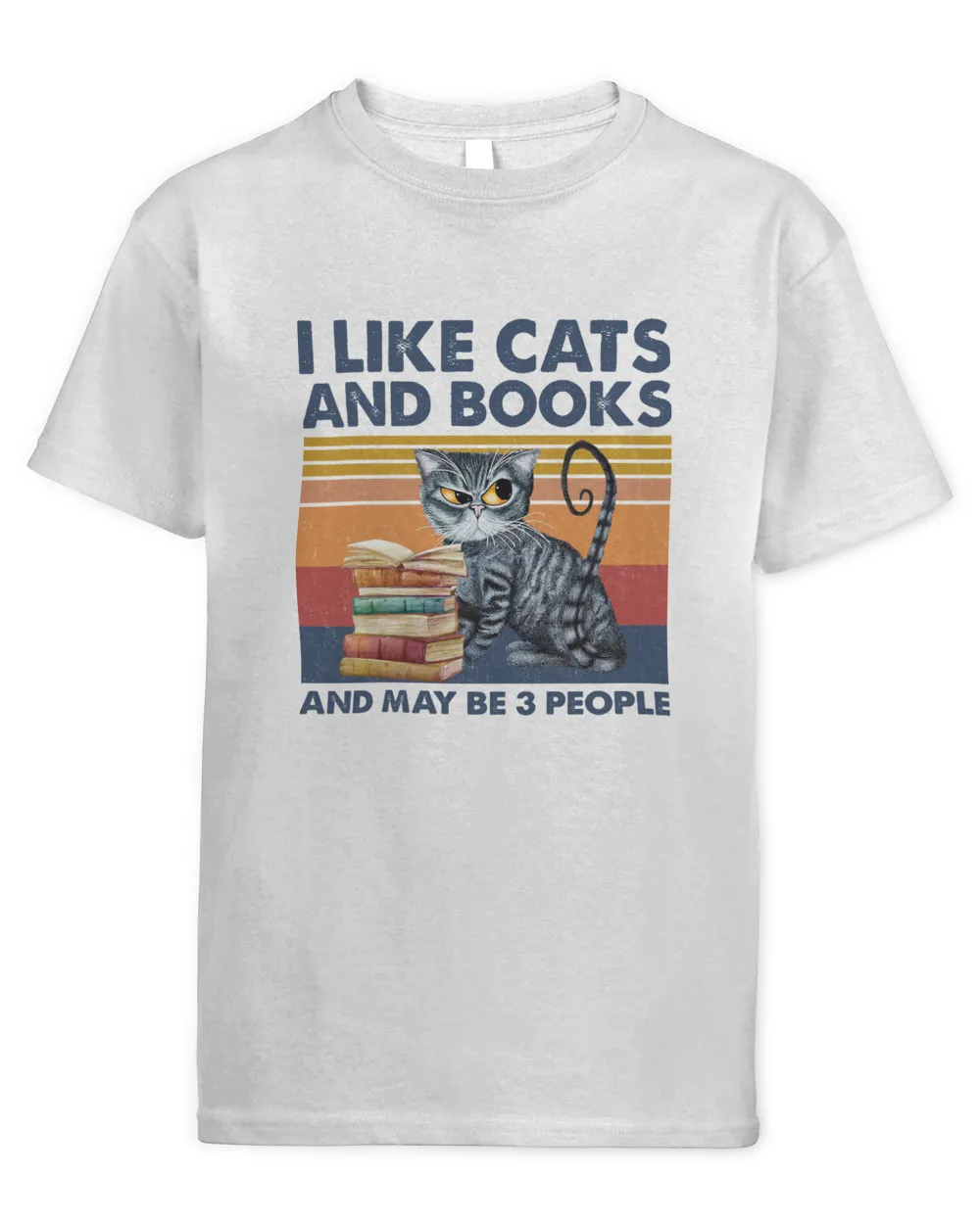 I like cats and books and maybe 3 people