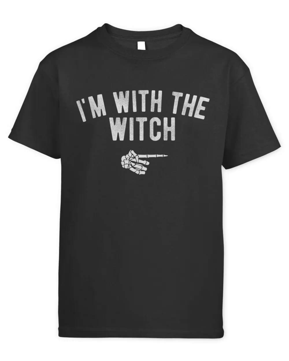 Mens Im With The Witch Halloween Couple Matching Costume Funny TShirt Gift4 T-Shirt