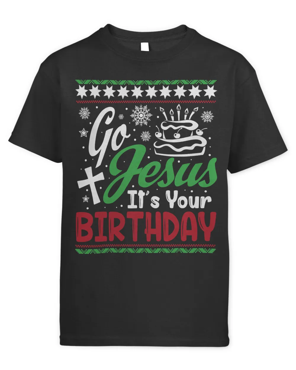 Christian Jesus Go Jesus Its Your Birthday Family Christmas Matching Pajamas 108