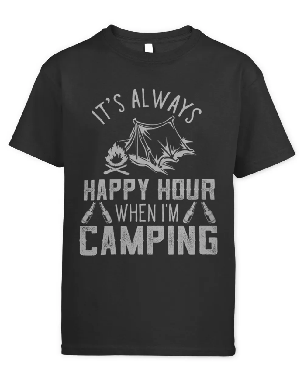 Happy hour when camping