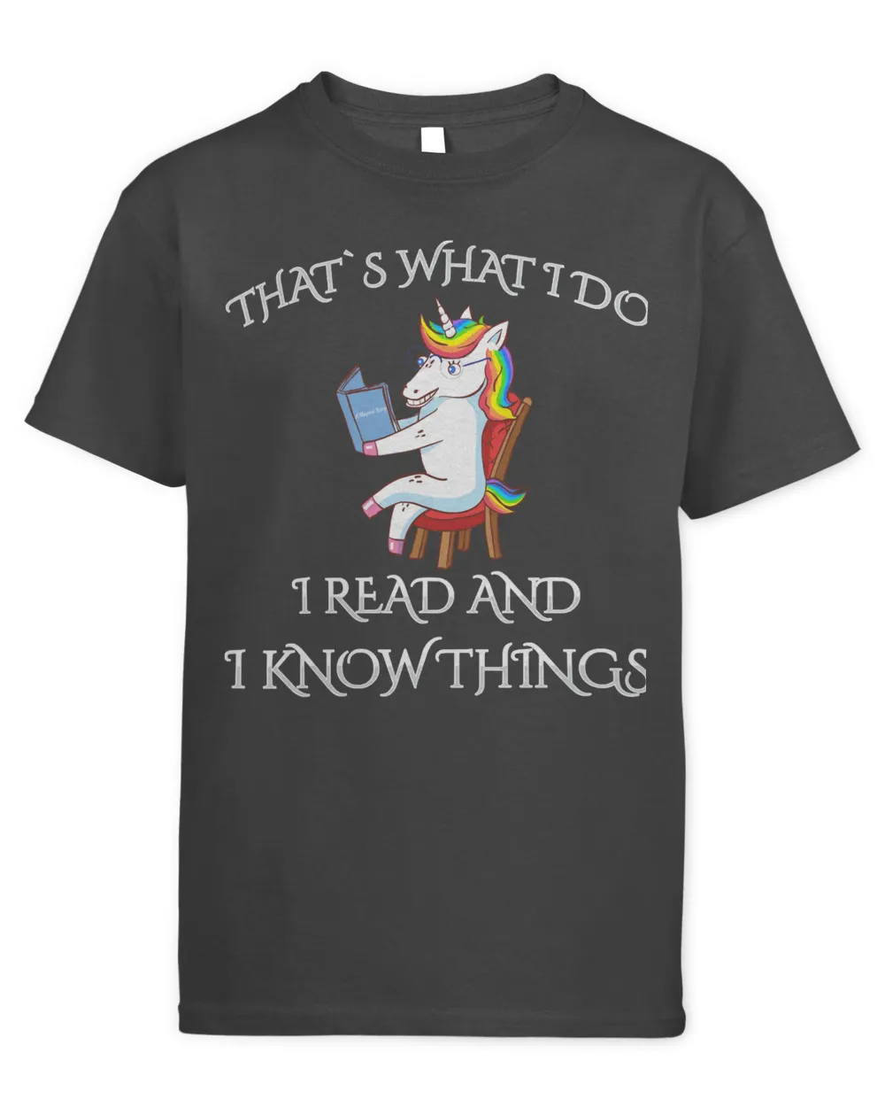 unicorn I Read and I Know Things Book Reader