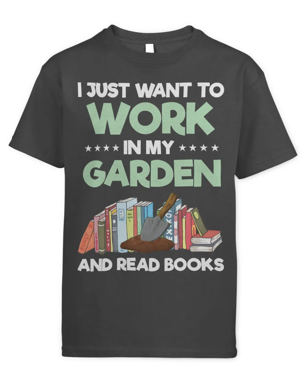 Work In Garden And Read Books Hobby Gift Idea 329 Book Reader
