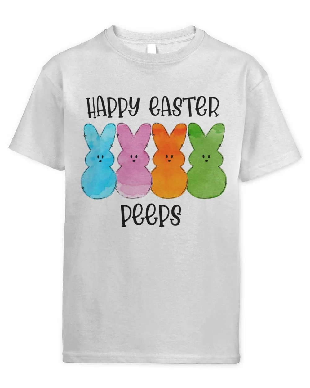 Happy Easter peeps Kids Standard T-Shirt white xs
