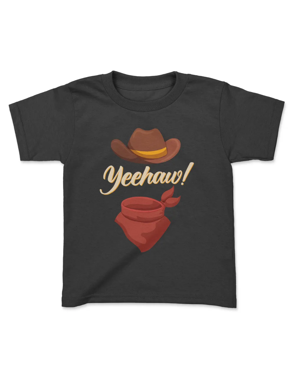 Funny Cowboy Hat Neckerchief Yeehaw Design Western Riding