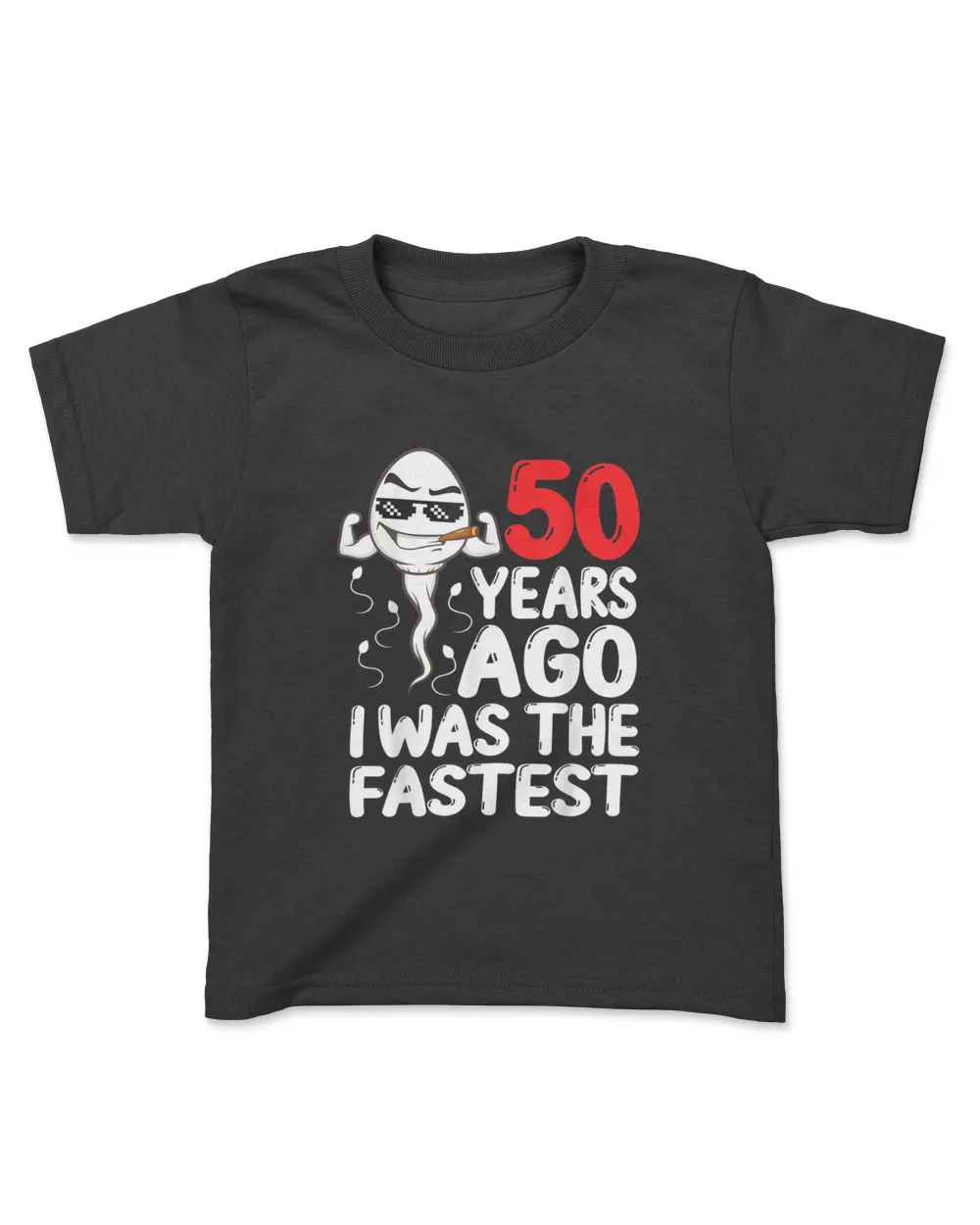 Mens 50th Birthday Gag dress 50 Years Ago I Was The Fastest Funny T-Shirt